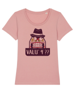 Valu` 4 ?? Tricou mânecă scurtă guler larg fitted Damă Expresser