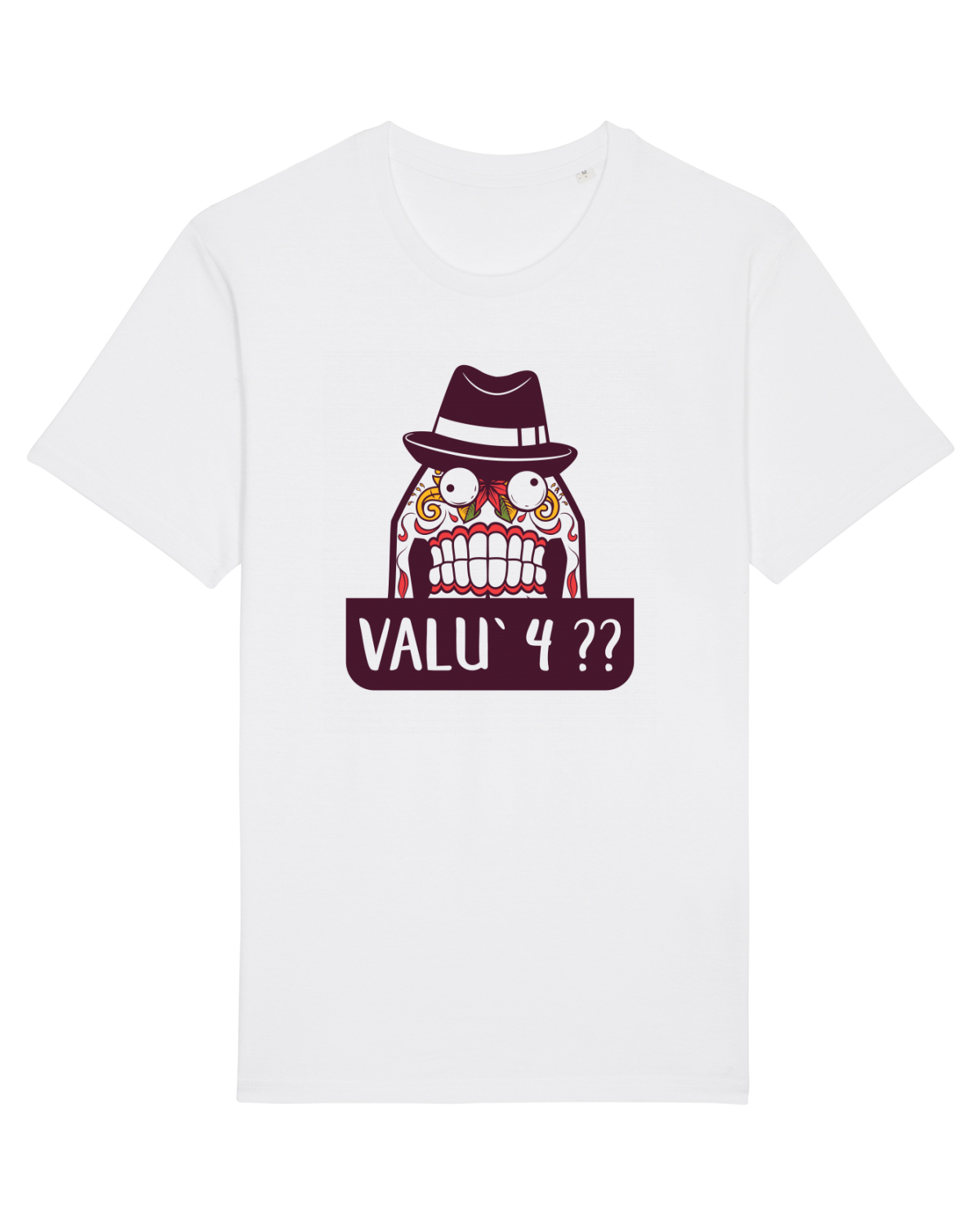Tricou mânecă scurtă Unisex Rocker White