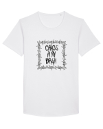 Chaos In My Brain  Tricou mânecă scurtă guler larg Bărbat Skater
