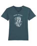 Iron Heart Tricou mânecă scurtă guler V Bărbat Presenter