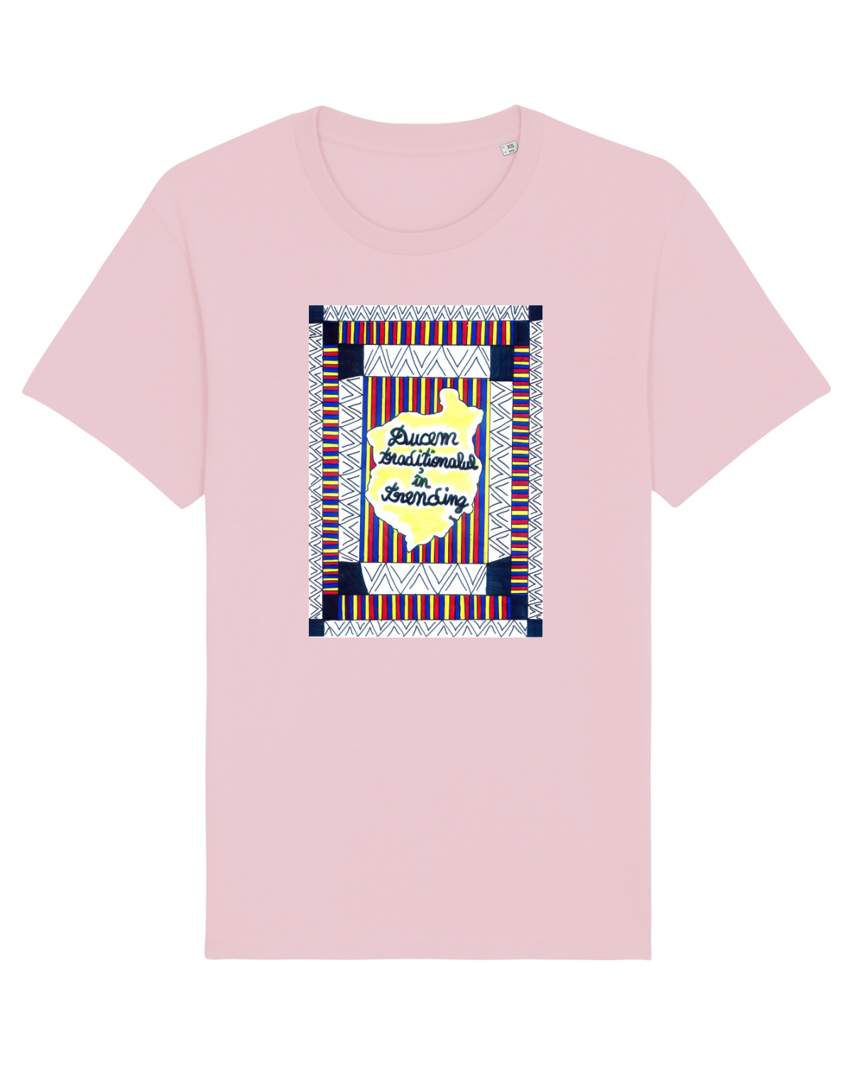 Tricou mânecă scurtă Unisex Rocker Cotton Pink