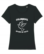 Columbofil , Un Mod De Viata  O Pasiune Tricou mânecă scurtă guler larg fitted Damă Expresser