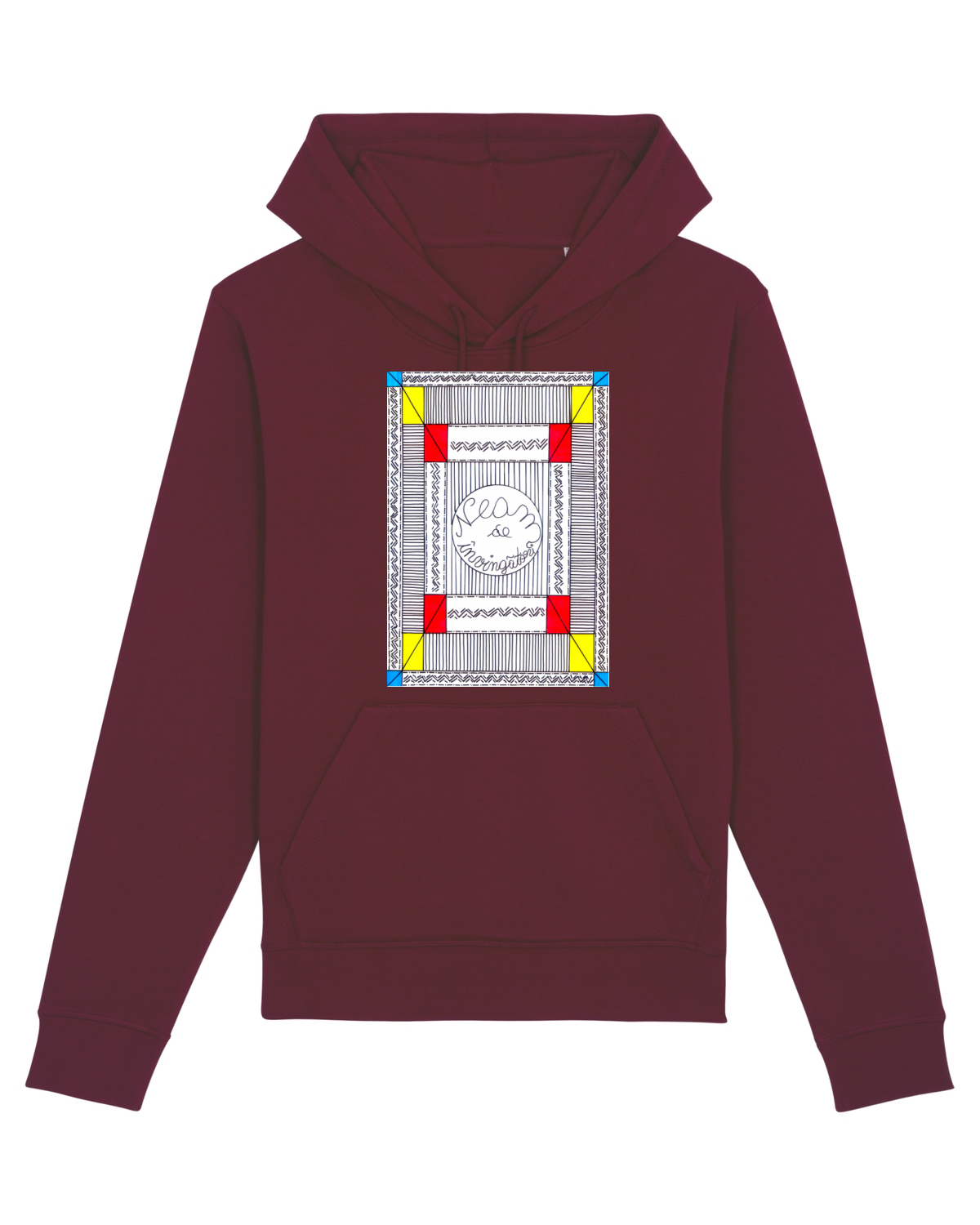 Hanorac Unisex Drummer Burgundy