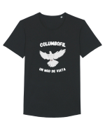 Columbofil,Un Mod De Viata  O Pasiune Tricou mânecă scurtă guler larg Bărbat Skater