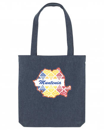 Muntenia Romania Tricolor Motive Nationale Midnight Blue