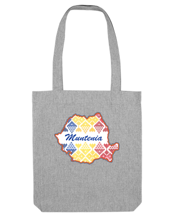 Muntenia Romania Tricolor Motive Nationale Heather Grey