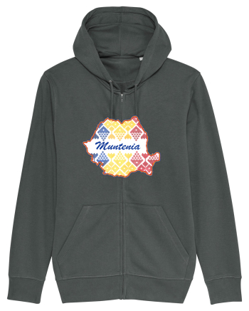 Muntenia Romania Tricolor Motive Nationale Anthracite
