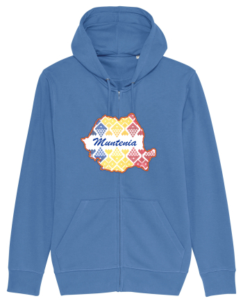 Muntenia Romania Tricolor Motive Nationale Bright Blue