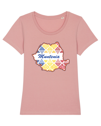 Muntenia Romania Tricolor Motive Nationale Canyon Pink