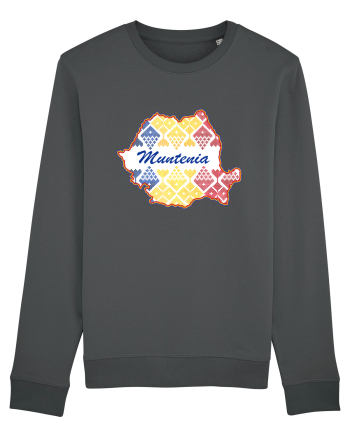 Muntenia Romania Tricolor Motive Nationale Anthracite