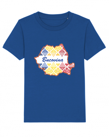 Bucovina Romania Tricolor Motive Nationale Majorelle Blue