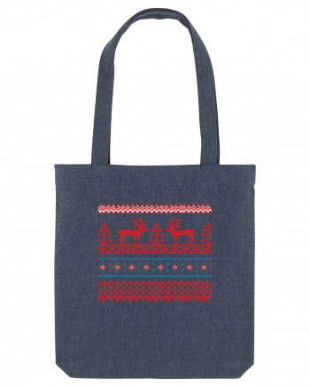 Craciun Romania motiv traditional Midnight Blue