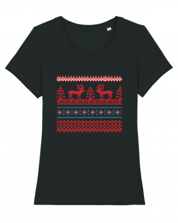 Craciun Romania motiv traditional Black