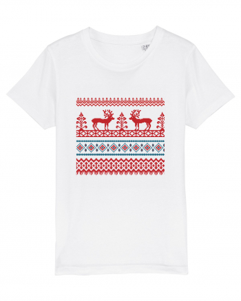 Craciun Romania motiv traditional White