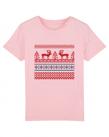 Craciun Romania motiv traditional Cotton Pink