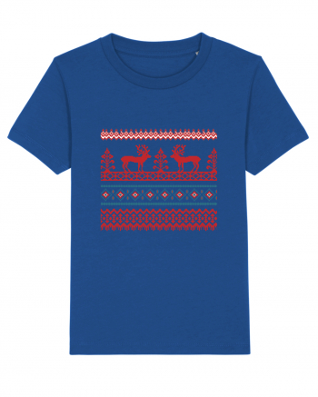 Craciun Romania motiv traditional Majorelle Blue