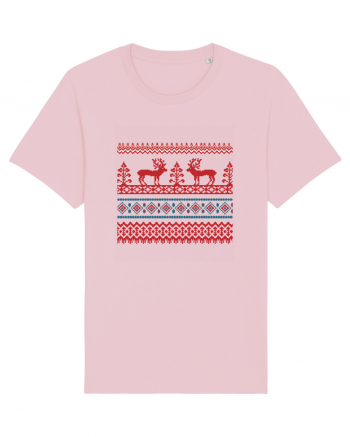 Craciun Romania motiv traditional Cotton Pink
