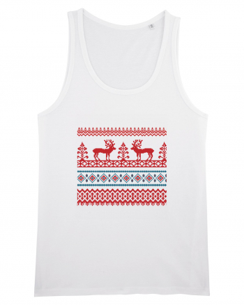 Craciun Romania motiv traditional White