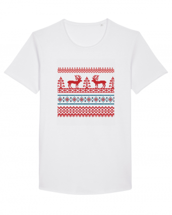 Craciun Romania motiv traditional White