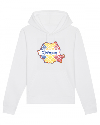 Dobrogea Romania Tricolor Motive Nationale White