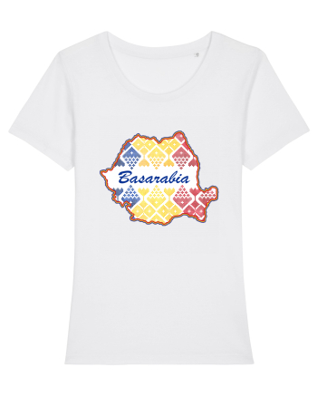 Basarabia Romania Tricolor Motive Nationale White