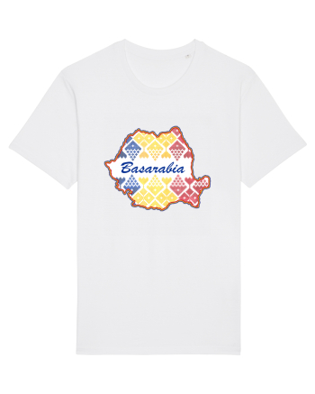 Basarabia Romania Tricolor Motive Nationale White