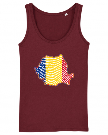 Romania Tricolor Identitate Burgundy