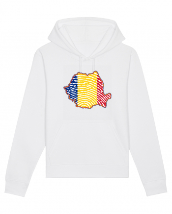 Romania Tricolor Identitate White
