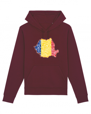 Romania Tricolor Identitate Burgundy