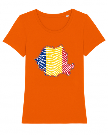 Romania Tricolor Identitate Bright Orange