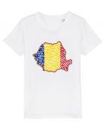 Romania Tricolor Identitate Tricou mânecă scurtă  Copii Mini Creator
