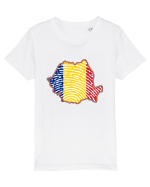 Romania Tricolor Identitate Tricou mânecă scurtă  Copii Mini Creator
