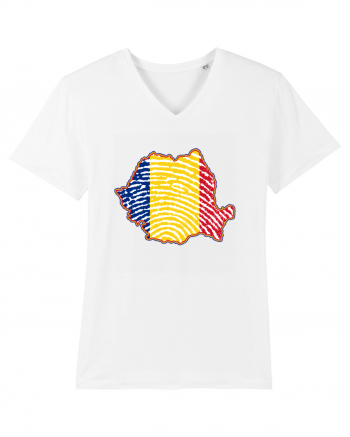 Romania Tricolor Identitate White