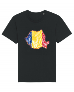 Romania Tricolor Identitate Tricou mânecă scurtă Unisex Rocker