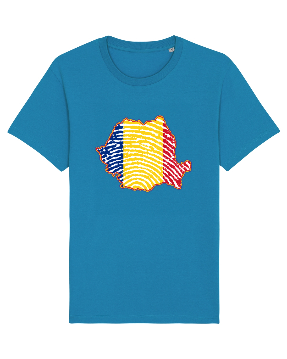 Tricou mânecă scurtă Unisex Rocker Azur