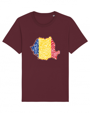 Romania Tricolor Identitate Burgundy