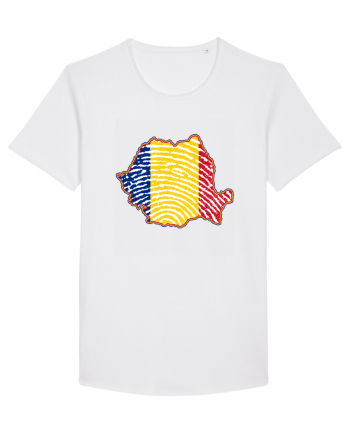 Romania Tricolor Identitate White