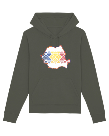 Romania Tricolor Motive Nationale Khaki