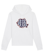 Romania Tricolor Motive Nationale Traditionale Hanorac Unisex Drummer