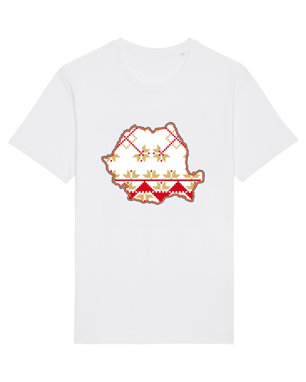 Tricou mânecă scurtă Unisex Rocker White