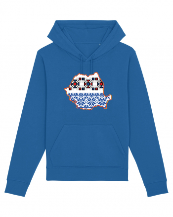 Romania Tricolor Motive Nationale Traditionale Royal Blue