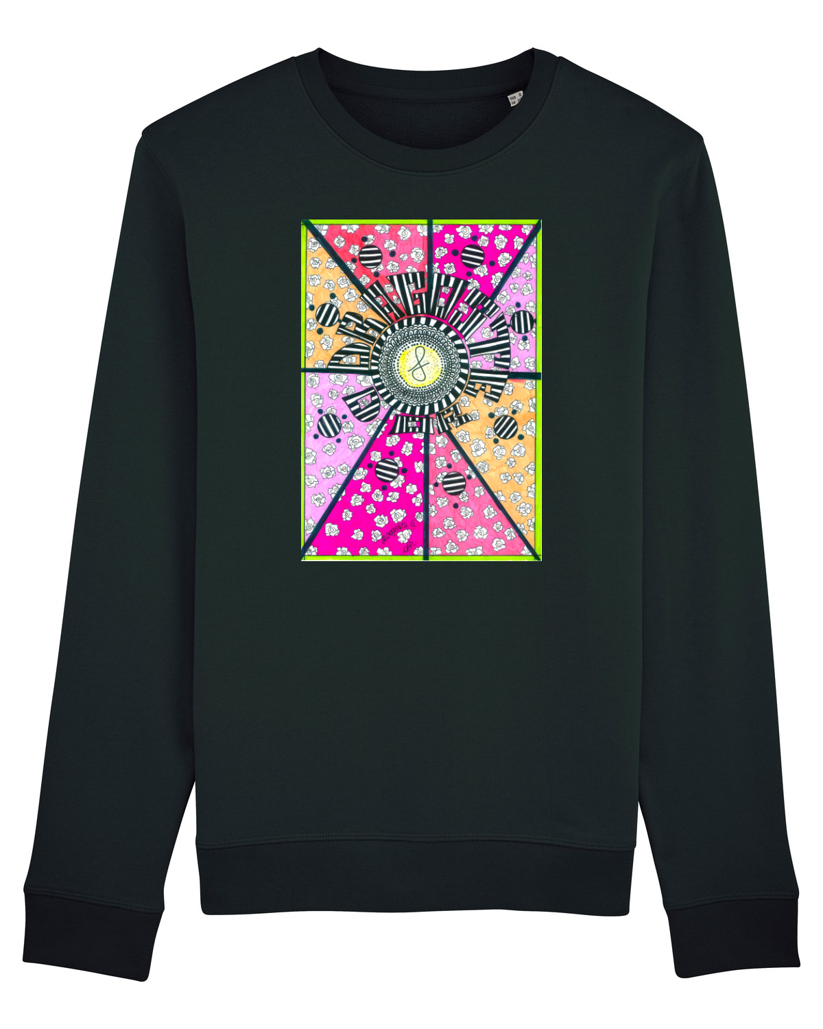 Bluză mânecă lungă Unisex Rise Black