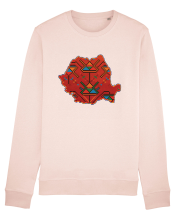 Romania Tricolor Motive Nationale Traditionale Candy Pink