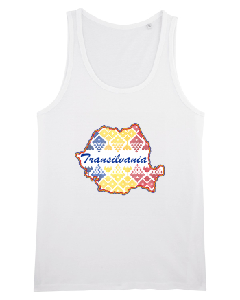 Transilvania Romania Tricolor Motive Nationale White