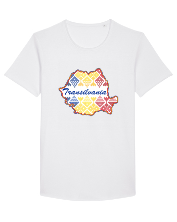 Transilvania Romania Tricolor Motive Nationale White