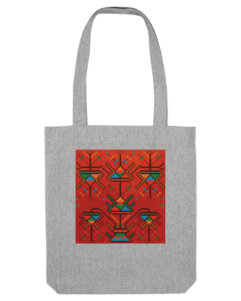 Romania Motiv National Traditional Heather Grey