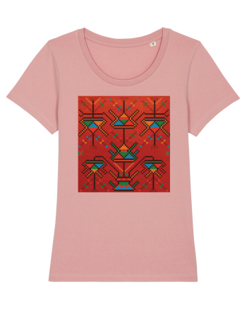 Romania Motiv National Traditional Canyon Pink