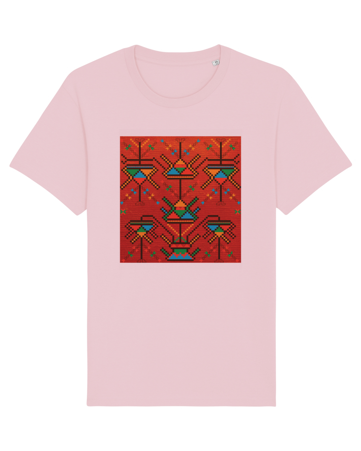Tricou mânecă scurtă Unisex Rocker Cotton Pink