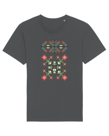 Romania Motiv National Traditional Anthracite