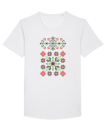 Romania Motiv National Traditional White